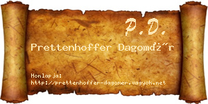 Prettenhoffer Dagomér névjegykártya
